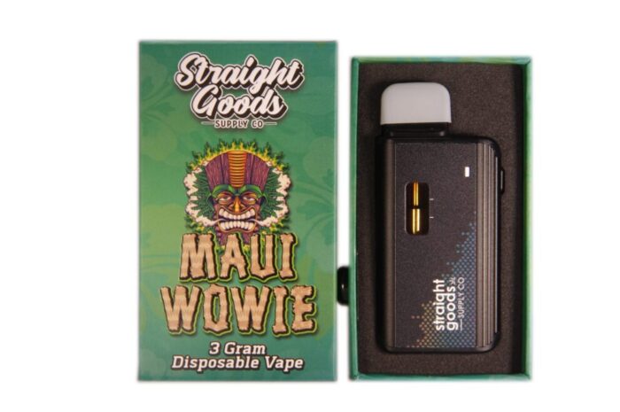 3ML Straight Goods Disposable Vapes – Maui Wowie (Sativa)