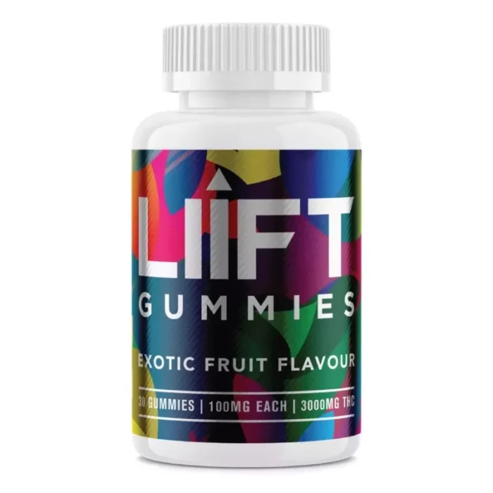 1000mg (30 Gummies) Tropical Fruit Punch Thc Gummies Liift